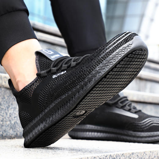 【夏季专业防滑鞋】劳保鞋男女同款防砸防刺轻便夏季透气带钢板耐磨工地鞋 商品图2