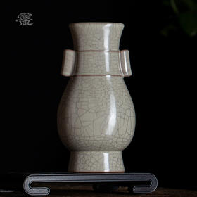 问鼎哥窑传世款贯耳瓶（缺货）