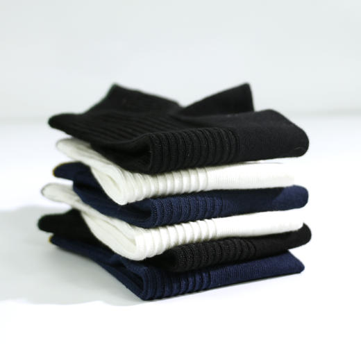 【49元6双】男士短筒袜四季棉袜夏季男袜子舒适商务休闲袜【2双装 2111305】 商品图2