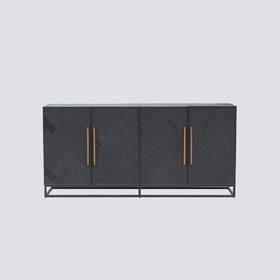 NS家居nsfurniture木制铁艺装饰柜餐边柜电视柜NSCB-HL5114-RK