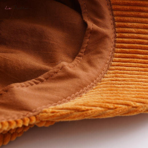 【马克珍妮 芦芙】法式春装 女童灯芯绒画家帽子213308 商品图5