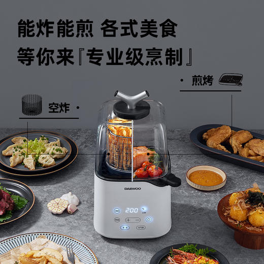 大宇空气炸锅 K3  白色【CZ】 商品图3