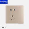 贵派面板 贵雅 A7金 一开五孔 商品缩略图0