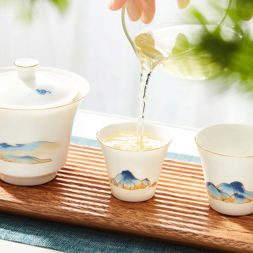 锦绣江山茶水分离茶具组 商品图1