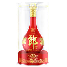 53度红花郎（透明罩）（15）500ml 单瓶