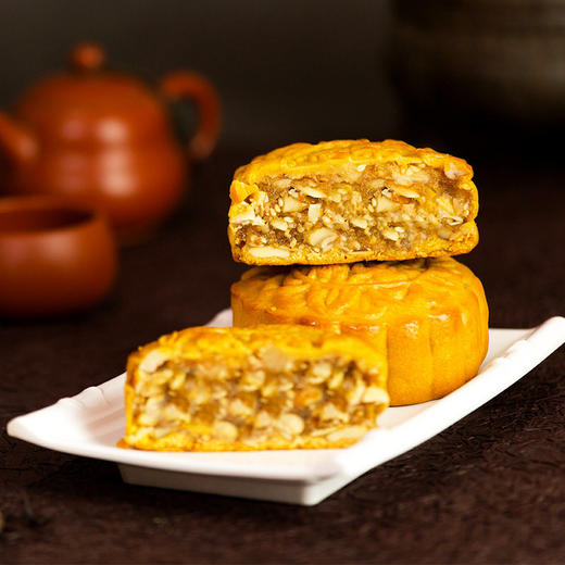 2023澳门永辉 | 四宝月饼礼盒 500g4粒装 商品图2