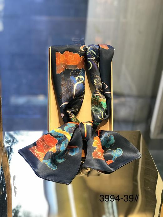 优品堂《春的律动》100％桑蚕丝长条巾 商品图10