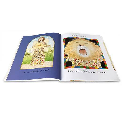 【宝莉爹书单0-6岁】My Mum My Dad Anthony Browne大开平装 我的爸爸妈妈 安东尼布朗幼儿启蒙3-6岁家庭关系情商管理 商品图1