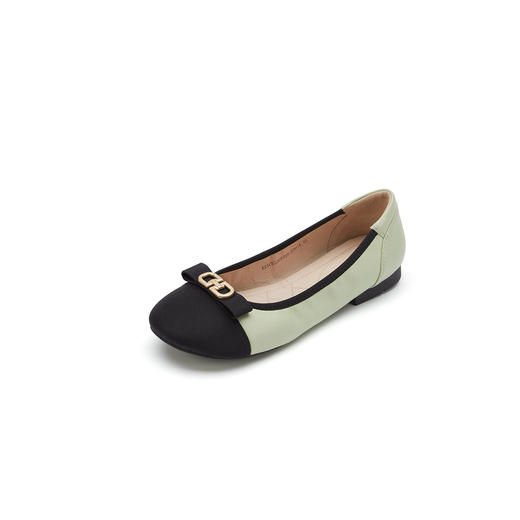 西村名物2021年秋季新品小香风单鞋优雅舒适平底X21CE33031 商品图2