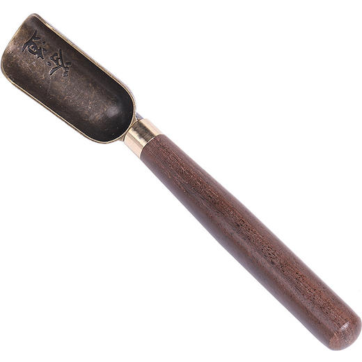 黑檀木合金茶匙茶勺禅意木把茶铲取茶叶勺子家用茶杯夹子茶道配件 商品图3