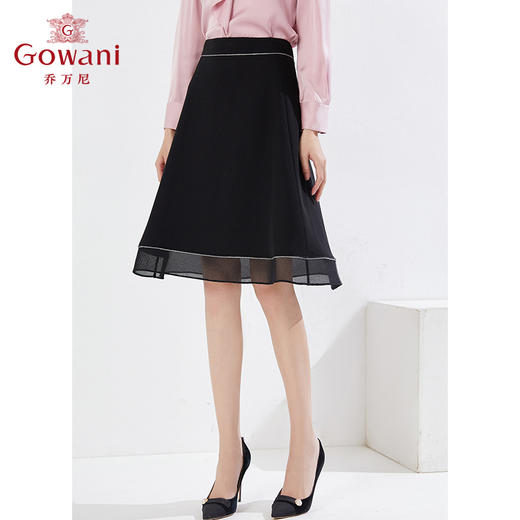 乔万尼半身裙早新款A型裙摆垂顺半裙EI3D160 商品图1