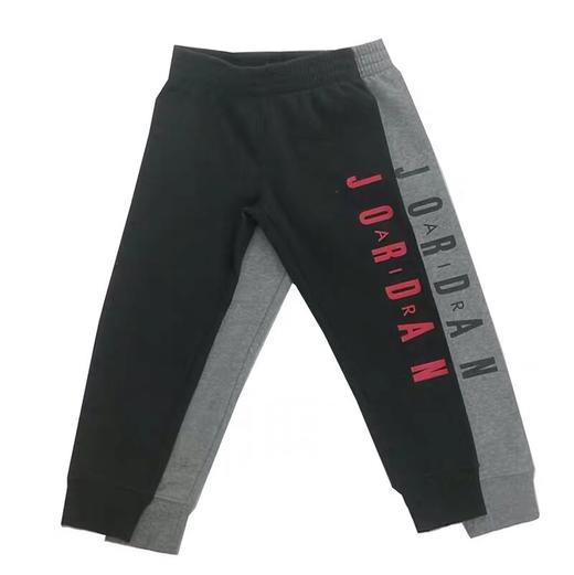 JORDAN乔丹童装正品现货秋冬新男童薄绒运动休闲长裤JD932062PS 商品图0