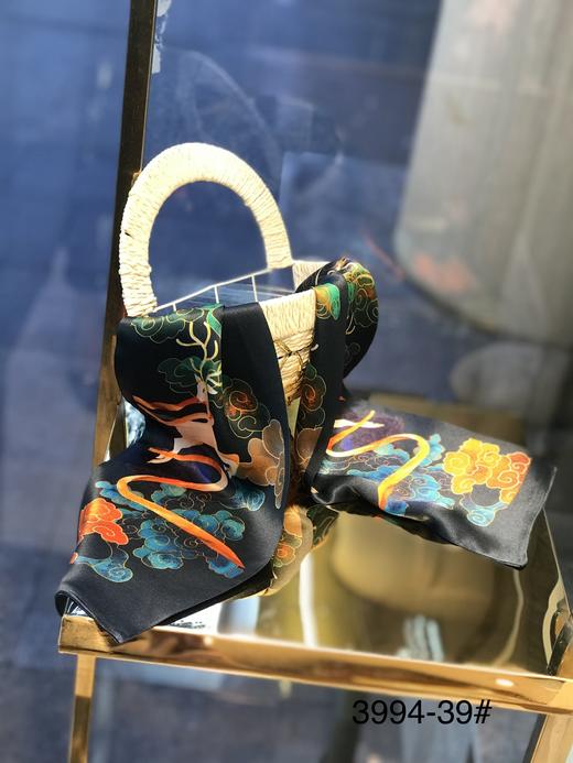 优品堂《春的律动》100％桑蚕丝长条巾 商品图11