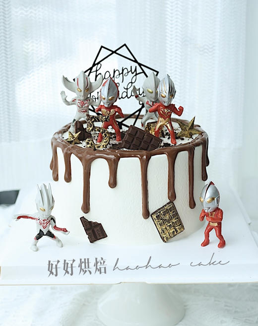 奥特曼奶油水果蛋糕 商品图0