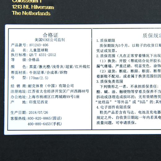 冬季 儿童新Air Jordan AJ6男女婴童运动鞋AV1244-406 商品图2