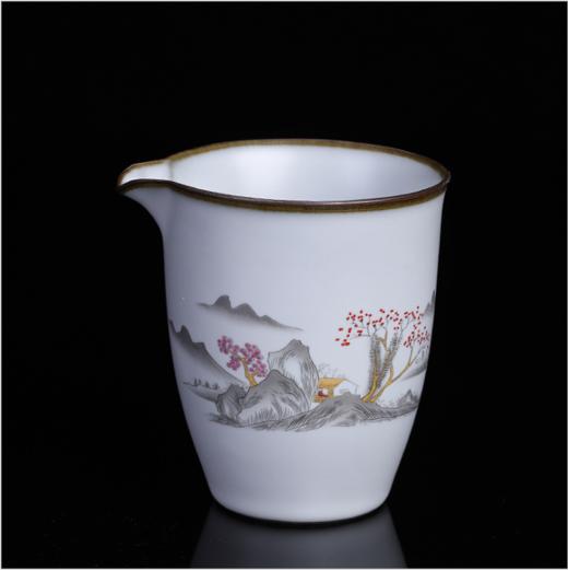 汝窑公道杯陶瓷茶水分离器家用茶具单个公杯鹰嘴倒茶器茶海 商品图10