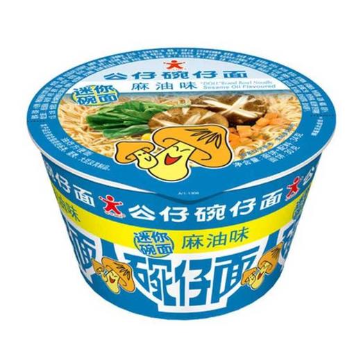 公仔碗仔面 迷你碗面 麻油味34g/杯 商品图0