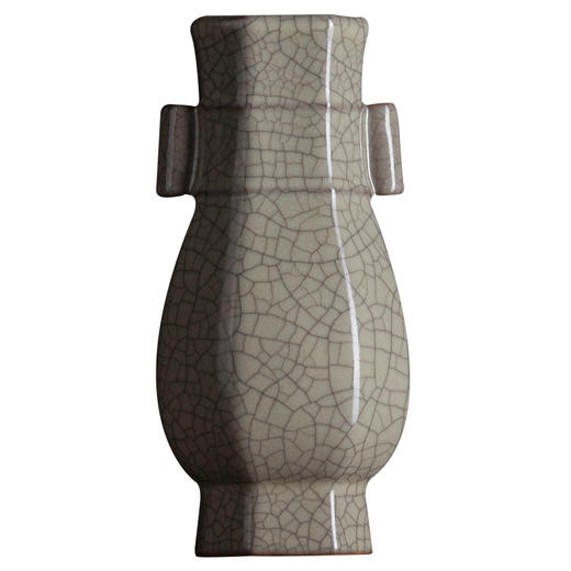 问鼎哥窑传世款八方贯耳瓶（缺货） 商品图4