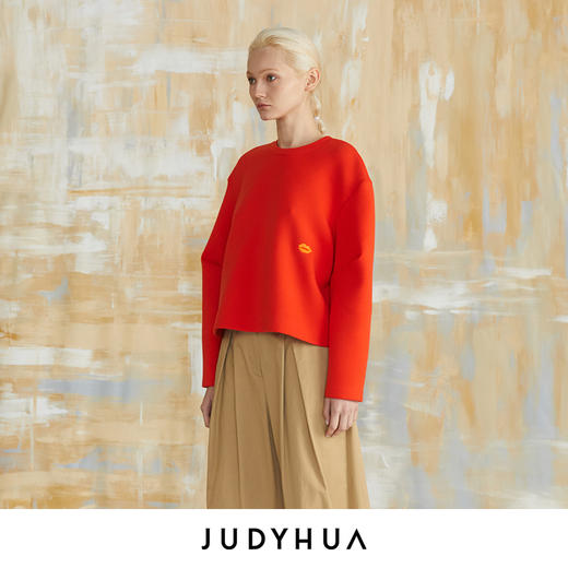 JUDYHUA 小红唇设计款卫衣 商品图1