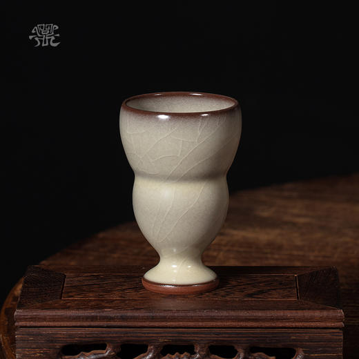 问鼎哥窑致巧款精工天禄杯 商品图0