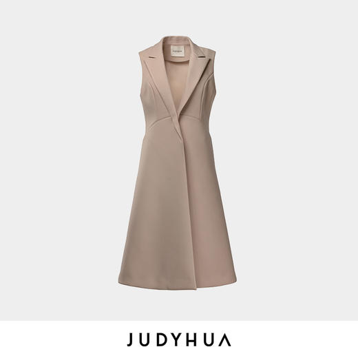 JUDYHUA 弧线分割设计马甲 商品图3