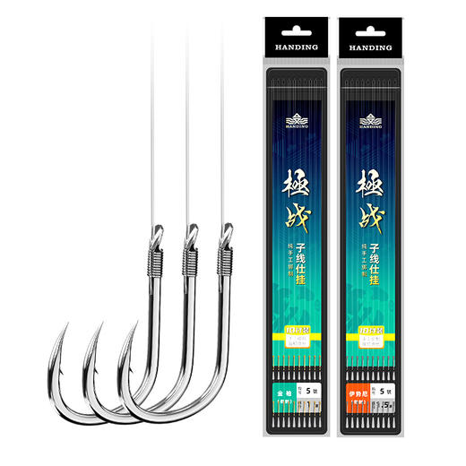 极战成品子线双钩 手工精绑 垂钓配件 商品图4