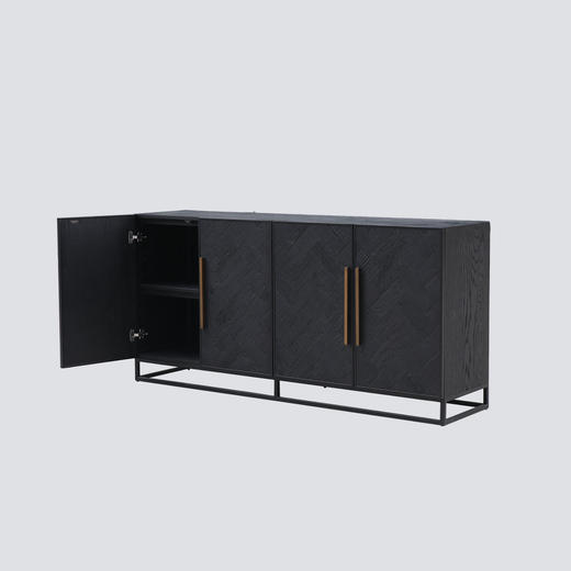 NS家居nsfurniture木制铁艺装饰柜餐边柜电视柜NSCB-HL5114-RK 商品图3