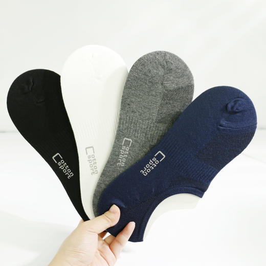 【49元6双】男丨男士夏季网面棉袜半网面船袜短筒袜子男袜子透气舒适【911307】 商品图1