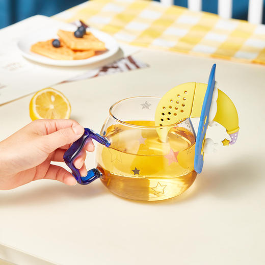 晚安星月兔茶漏玻璃杯 商品图3