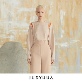 JUDYHUA 肩部拼接设计上衣
