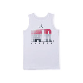 AIR JORDAN乔丹AJ童装夏男童撞色字母纯棉背心JD