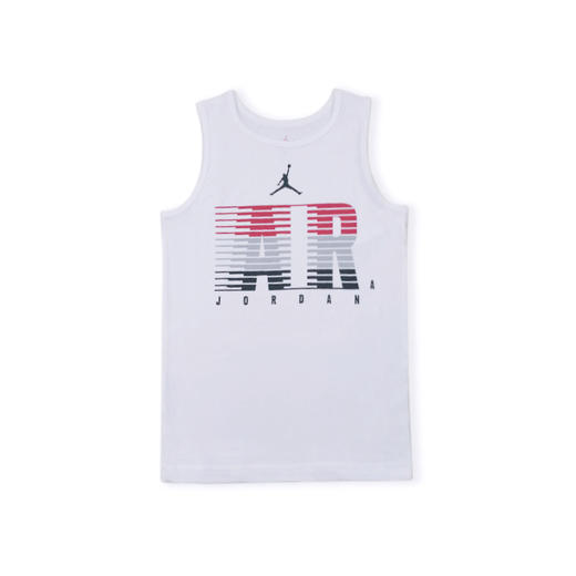 AIR JORDAN乔丹AJ童装夏男童撞色字母纯棉背心JD 商品图0