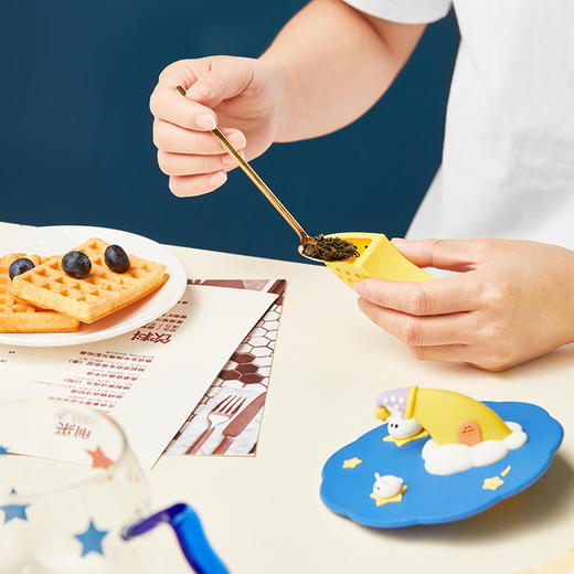 晚安星月兔茶漏玻璃杯 商品图5