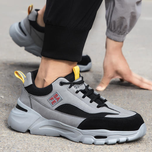 【超轻劳保鞋】劳保鞋四季款透气钢包头防砸防刺穿安全工作鞋超轻EVA防护功能鞋 商品图4