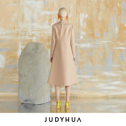 JUDYHUA 分割设计修身大衣 商品图2