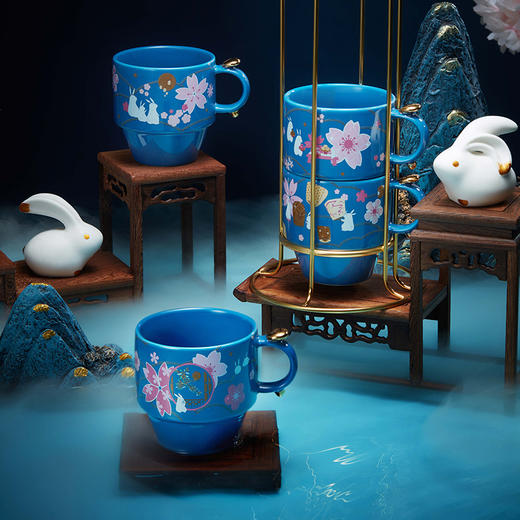 樱花玉兔叠叠马克杯套装 商品图4