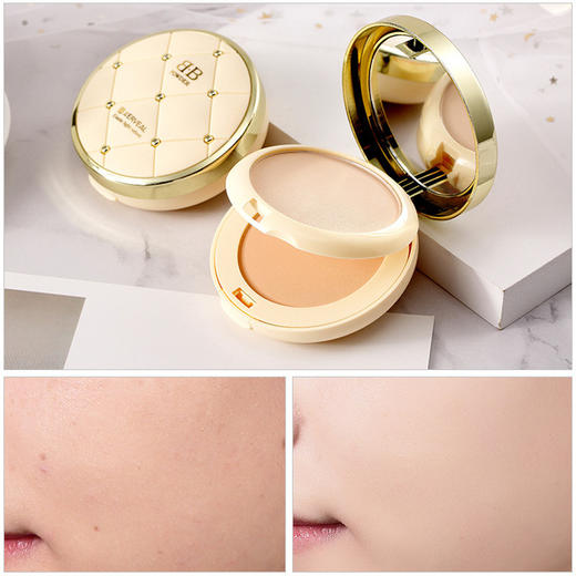 【粉饼】艾尔维雅弹力轻纱BB干湿两用双层粉饼保湿 商品图1