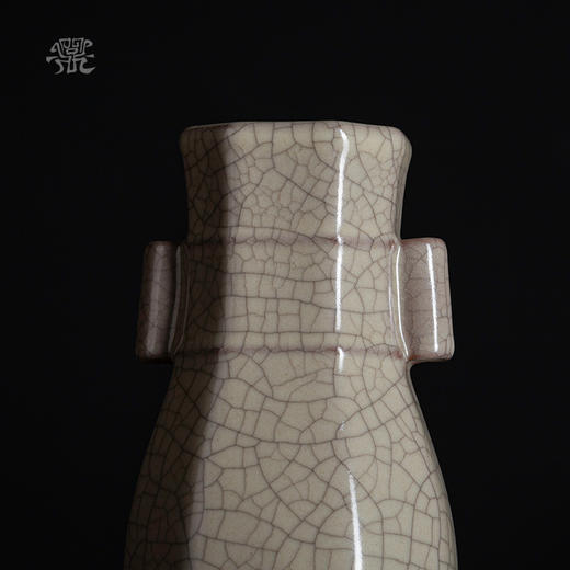 问鼎哥窑传世款八方贯耳瓶（缺货） 商品图3