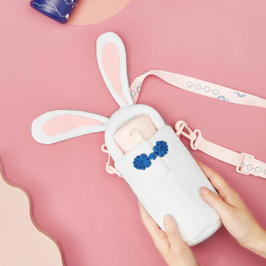 中秋吉祥如意保温杯 玉兔 智能显温 商品图5