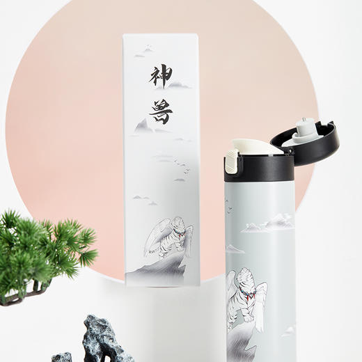 祥瑞神兽 智能显温保温杯 商品图0