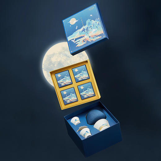 千里共明月 茶具月饼中秋礼盒 商品图3