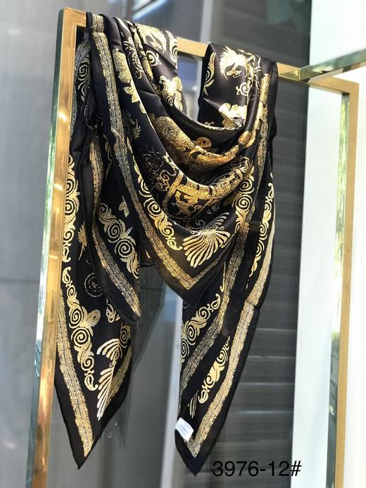 优品堂《清秀高雅》100％桑蚕丝110X110方巾 商品图2