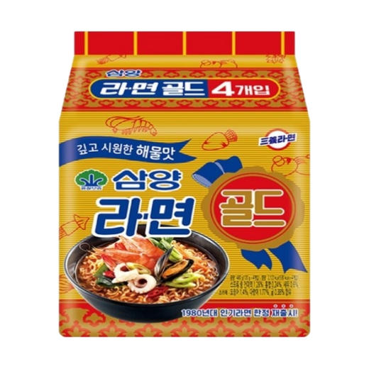 【4连包】三养 金牌拉面120g*4  商品图0