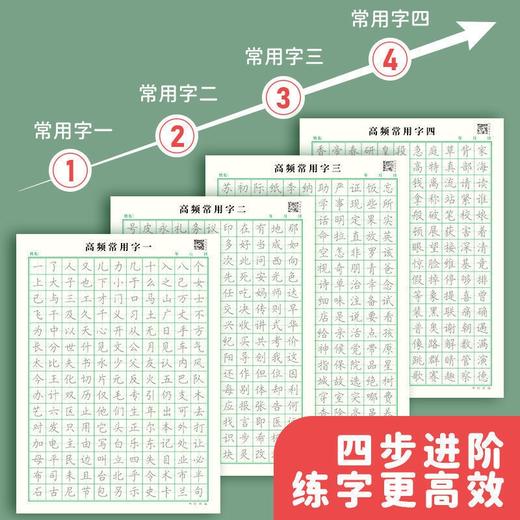 【书行】高频常用字练习纸手，写字字体 商品图2