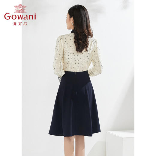 乔万尼显瘦半身裙春新品收腰伞裙设计大气EI3D159 商品图3