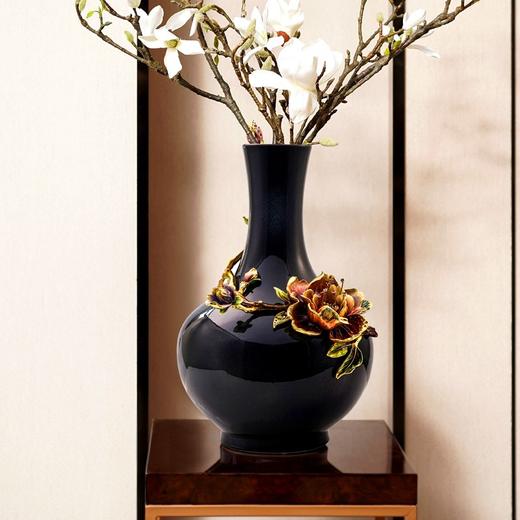 E-LB-3001 罗比罗丹 珐琅 富贵圆满花瓶（高） 商品图3