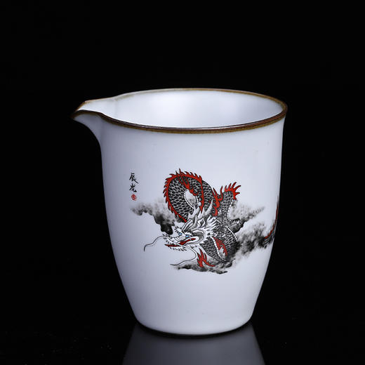 汝窑公道杯陶瓷茶水分离器家用茶具单个公杯鹰嘴倒茶器茶海 商品图1