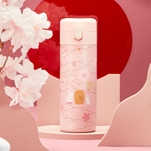 中秋吉祥如意保温杯 玉兔 智能显温 商品图4