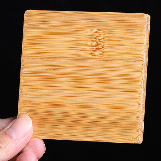 竹制杯垫简约中国风竹茶托家用功夫茶杯隔热杯托垫子茶道配件 商品图3