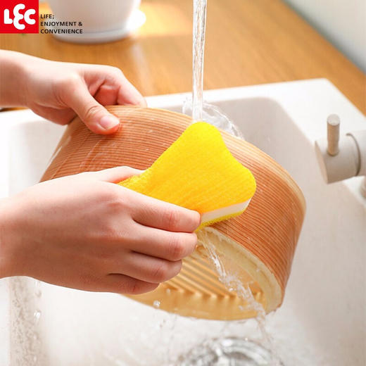 LEC激落君亚克力无纺布清洁海棉3个装 商品图5